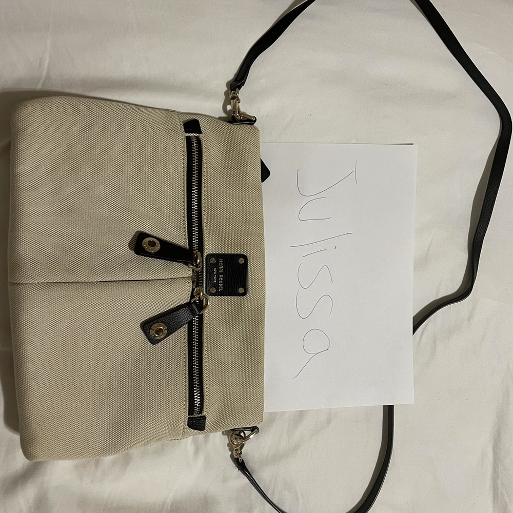 Henri Bendel messenger canvas bag